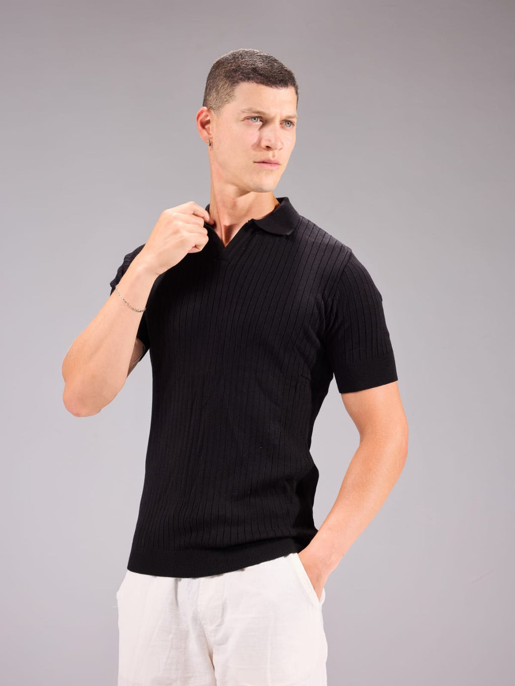 Polo black T shirt
